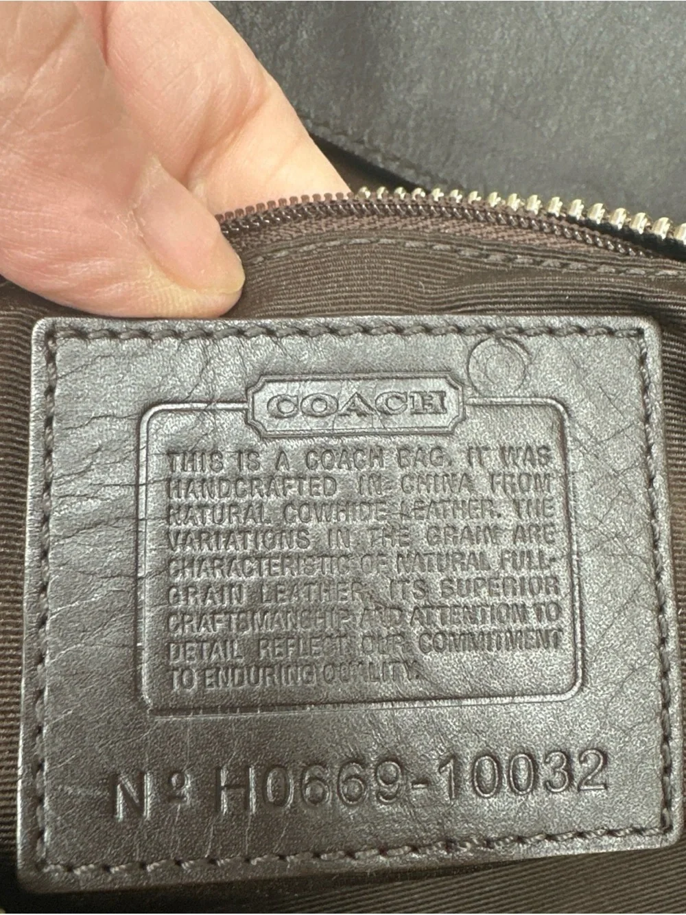 Coach Soho Vintage Hobo Bag Chocolate Brown Leather